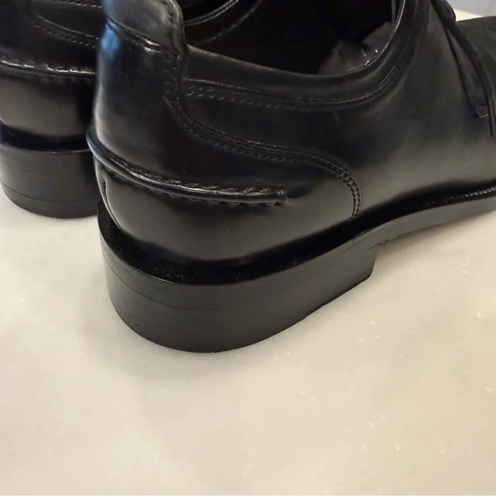 Cole Hann Men’s Modern Classic Oxfords Black Leather Uppers & Soles Size 8M EUC